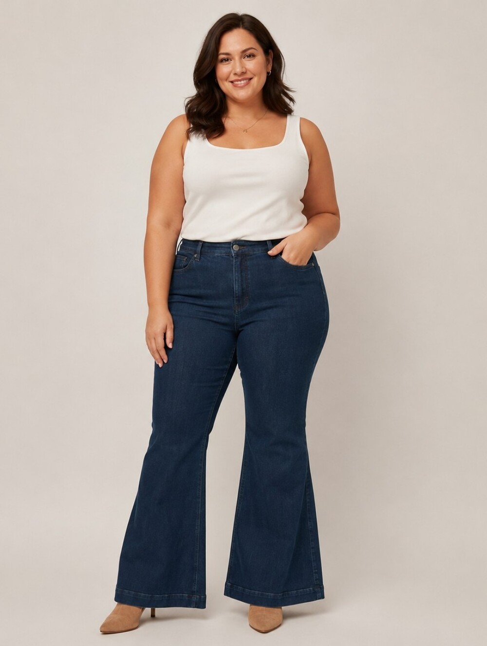 Torrid Dark Blue High-Rise Bombshell Flare Jeans 20W